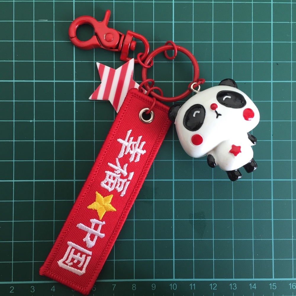 Panda key chain/ bag charm NWOT